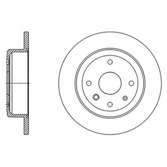Гальмівний диск Hi-Q (SANGSIN) SD3058