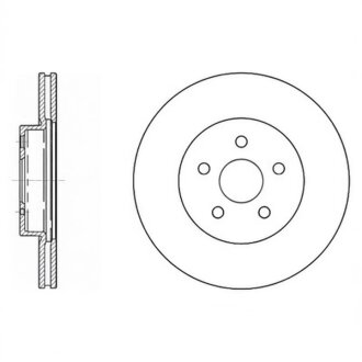 Диск гальмівний Hi-Q (SANGSIN) SD4001