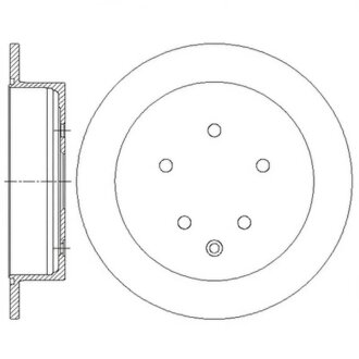 Диск гальмівний Hi-Q (SANGSIN) SD4035
