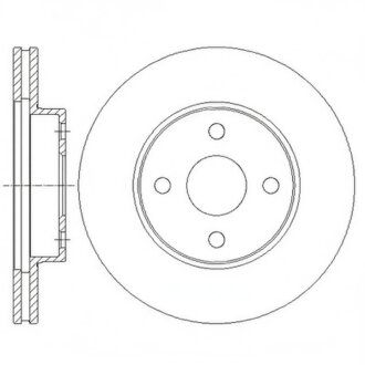 Диск тормозной Hi-Q (SANGSIN) SD4061