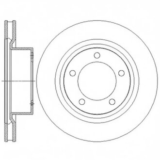 Гальмівний диск Hi-Q (SANGSIN) SD4062