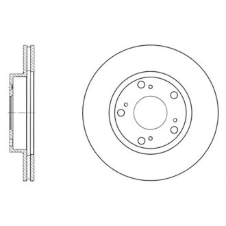 Диск гальмівний HONDA CIVIC (2006-2009) передн. (SANGSIN) Hi-Q (SANGSIN) SD4102
