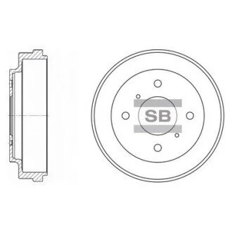 Гальмівний барабан Hi-Q (SANGSIN) SD4212