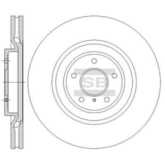 Гальмівний диск Hi-Q (SANGSIN) SD4228