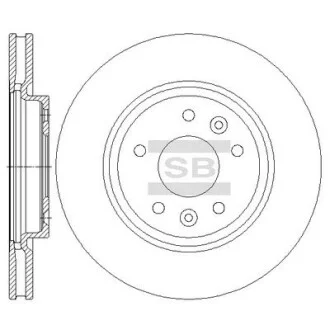 Диск гальмівний Hi-Q (SANGSIN) SD4251