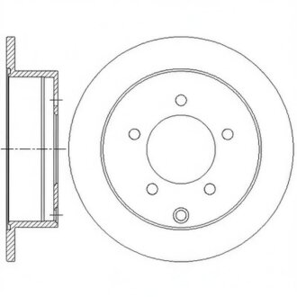 Диск гальмівний Hi-Q (SANGSIN) SD4333