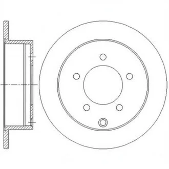 Диск тормозной Hi-Q (SANGSIN) SD4333