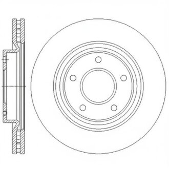 Диск гальмівний Hi-Q (SANGSIN) SD4336