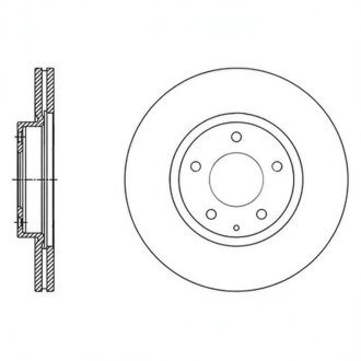 Диск гальмівний MAZDA 6 передн. (SANGSIN) C.I.U Hi-Q (SANGSIN) SD4417