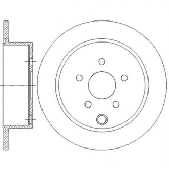 Диск гальмівний Hi-Q (SANGSIN) SD4708
