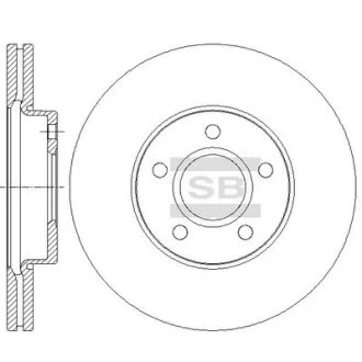 Гальмівний диск Hi-Q (SANGSIN) SD5302