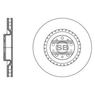 Гальмівний диск Hi-Q (SANGSIN) SD5503