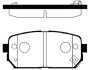Колодка гальм. диск. KIA CARENS UN 2.0, 2.0CRDI 06 - задн. (SANGSIN) Hi-Q (SANGSIN) SP1197 (фото 1)