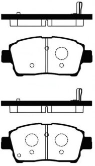 Колодка гальм. диск. TOYOTA YARIS передн. (SANGSIN) Hi-Q (SANGSIN) SP1232
