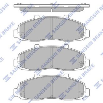 Колодки тормозные передние Ford F150 PICK-UP Hi-Q (SANGSIN) SP1282