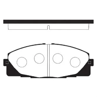 Колодки гальмівні дискові Hi-Q (SANGSIN) SP1376