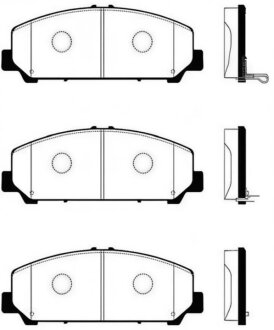Гальмівні колодки кт. Hi-Q (SANGSIN) SP1448