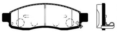 Тормозные колодки кт. Hi-Q (SANGSIN) SP1455