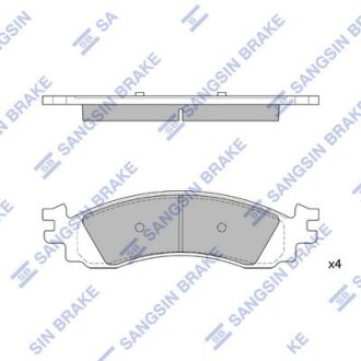 Колодки тормозные передние Ford Explorer (06-), Taurus (11-) Hi-Q (SANGSIN) SP1510