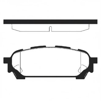 Колодки гальмівні дискові Hi-Q (SANGSIN) SP1532