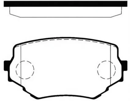 Колодки гальмівні дискові ПЕРЕДН SUZUKI GRAND VITARA 98-. VITARA 95-98 -ua Hi-Q (SANGSIN) SP1535