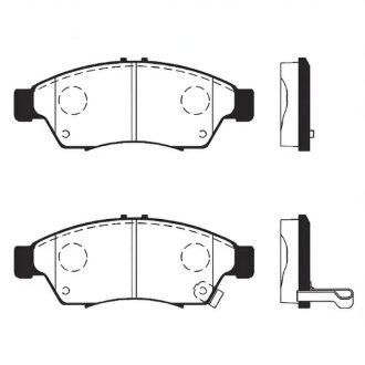Колодки гальмівні дискові ПЕРЕДН SUZUKI LIANA 1.3I 16V 01-04,1.4D 05-07,1.6I 16V HATCHBACK 01-08,1.8I 1 -ua Hi-Q (SANGSIN) SP1541