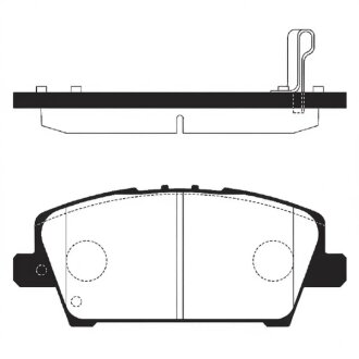 Тормозные колодки кт. Hi-Q (SANGSIN) SP1569