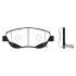 Колодки гальмівні дискові ПЕРЕДН TOYOTA AVENSIS/AVENSIS SW 2.2 D 4D 11/08-,VERSO 2.2 D 4D 02/09- -ua Hi-Q (SANGSIN) SP1577 (фото 1)