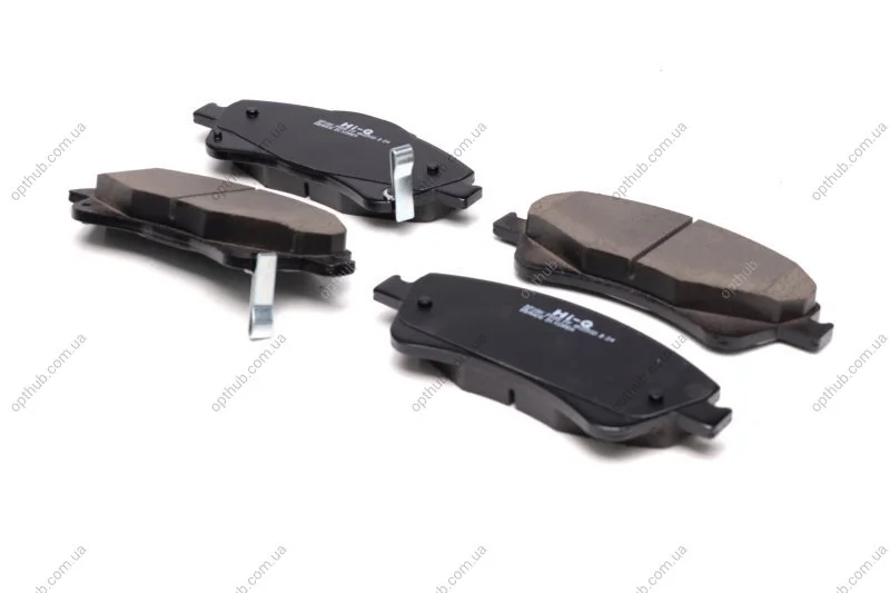 Колодки гальмівні дискові ПЕРЕДН TOYOTA AURIS 2.0D-4D 06-,2.2D-CAT 07-,AVENSIS 1.6-2.0 08-,COROLLA 2.0D -ua Hi-Q (SANGSIN) SP1580 (фото 1)
