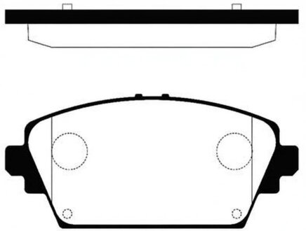 Колодки гальмівні дискові ПЕРЕДН NISSAN ALMERA TINO 1.8 16V, 2.0I 16V, 2.2DITD 04.00- -ua Hi-Q (SANGSIN) SP1582