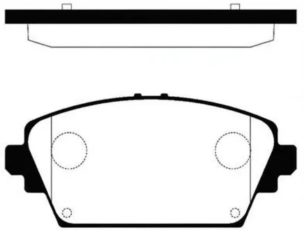 Колодки гальмівні дискові ПЕРЕДН NISSAN ALMERA TINO 1.8 16V, 2.0I 16V, 2.2DITD 04.00- -ua Hi-Q (SANGSIN) SP1582