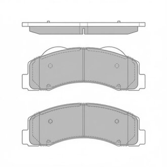 Колодки тормозные дисковые (комплект 4 шт.)) Hi-Q (SANGSIN) SP1624