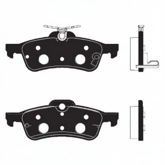 Колодки гальмівні дискові Hi-Q (SANGSIN) SP1632