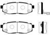 Колодки гальмівні дискові ЗАДН SUBARU TRIBECA 3.6I WXE EZ36D 3630CC 24V DOHC 4 X 4 5 AT -07 -ua Hi-Q (SANGSIN) SP1777 (фото 1)