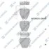 Колодки гальмівні передні Audi A4 (-01), A6 (-05), VW Phaeton (3D) (02-) HI-Q Hi-Q (SANGSIN) SP1790 (фото 1)