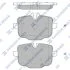 Колодки гальмівні задні BMW 5 (F10, F11, F18) (10-), 6 (F12, F13) (11-) HI-Q Hi-Q (SANGSIN) SP1793 (фото 1)