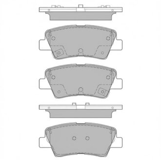 Колодки гальмівні дискові ЗАДН K5 (JF) (EPB) 15- Hi-Q (SANGSIN) SP1851