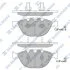 Колодки гальмівні передні BMW 5 (E60, E61) (05-), 6 (E63) (06-), 7 (E65, E66, E67) (03-) HI-Q Hi-Q (SANGSIN) SP1869 (фото 1)