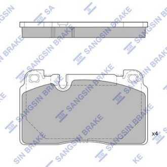 Колодки тормозные передние Audi Q5 (8R) (12-), Porsche Macan (14-) Hi-Q (SANGSIN) SP1960