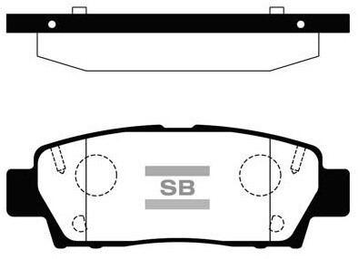 Колодки гальмівні дискові ПЕРЕДН LEXUS GS300,IS300 3.0I 24V 97.10-,01.09-/ TOYOTA SUPRA 3.0ITT 24V 93.0 Hi-Q (SANGSIN) SP2022