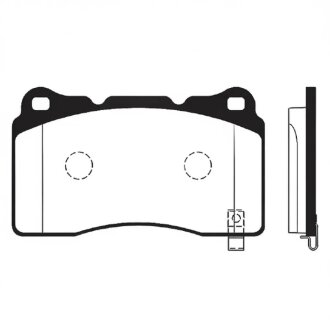 Колодки гальмівні дискові Hi-Q (SANGSIN) SP2119