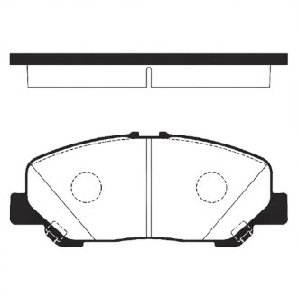 Колодки тормозные дисковые Hi-Q (SANGSIN) SP2183
