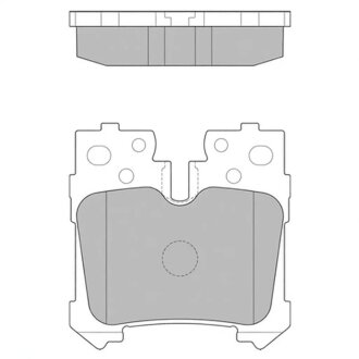 Колодки гальмівні дискові Hi-Q (SANGSIN) SP2301