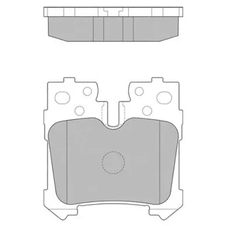 Колодки гальмівні дискові Hi-Q (SANGSIN) SP2301