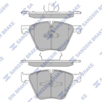 Колодки тормозные передние BMW 5 (10-), 7 (08-), X5 (10-) Hi-Q (SANGSIN) SP2395