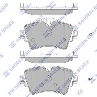 Колодки гальмівні передні MINI Cooper Clubman (19-) HI-Q Hi-Q (SANGSIN) SP4005