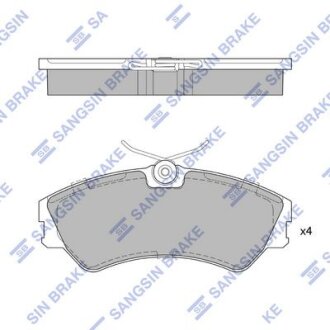 Колодки тормозные передние VW Transporter (-03) Hi-Q (SANGSIN) SP4053