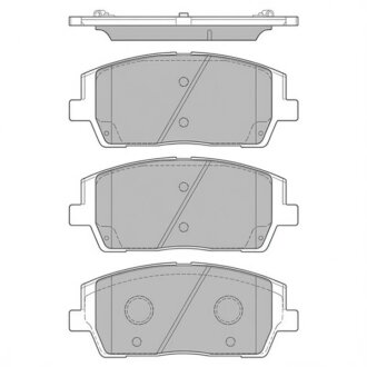 Колодки гальмівні дискові (комплект 4 шт) Hi-Q (SANGSIN) SP4327