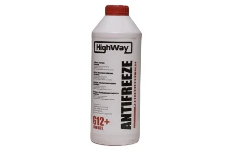 Антифриз ANTIFREEZE G12+ концентрат красный 1,5л HighWay 10023