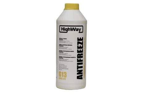 Антифриз ANTIFREEZE G13 концентрат желтый 1,5л HighWay 10025